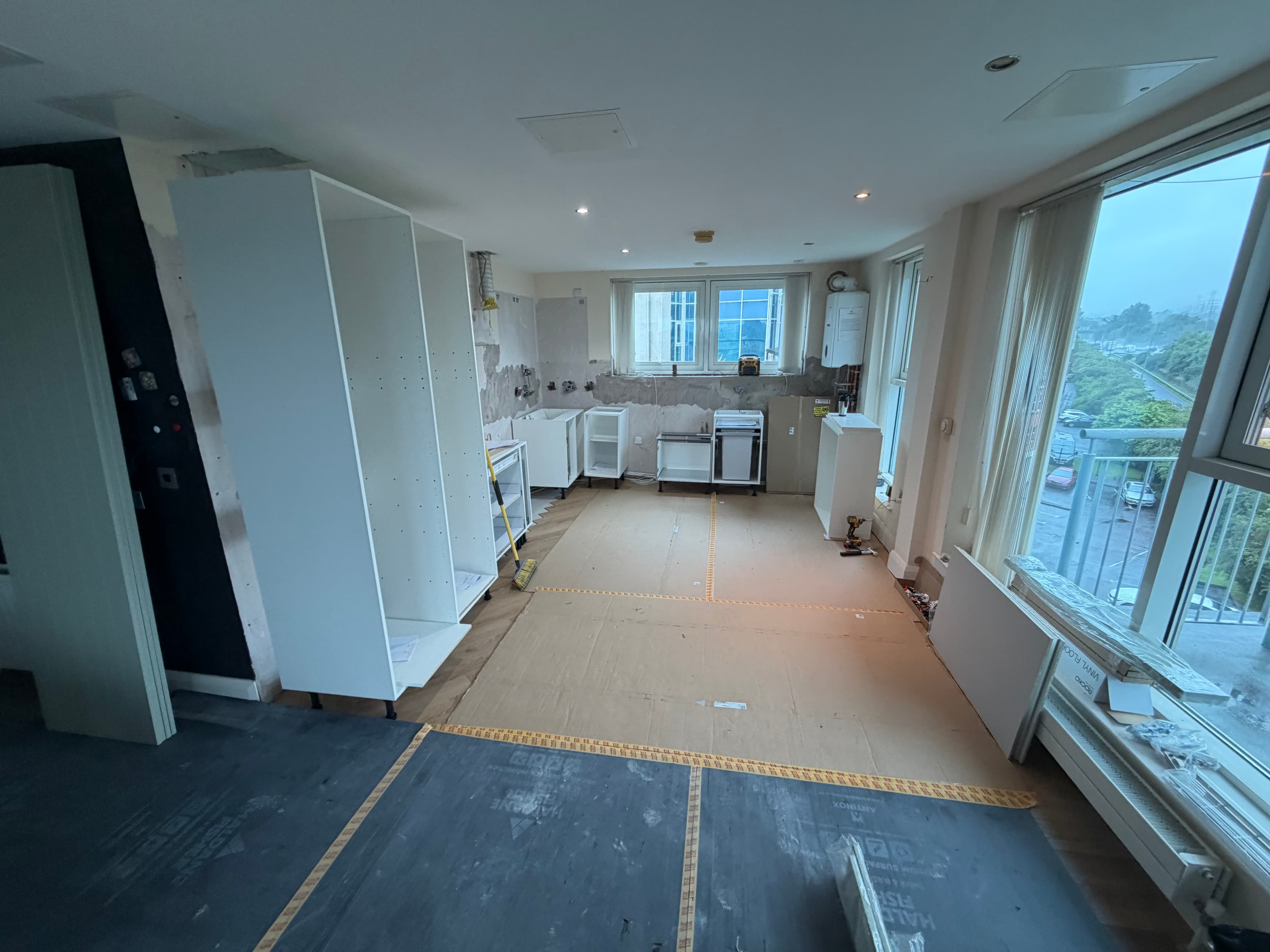 Premium Flat-Pack Kitchen with Stone Finishes