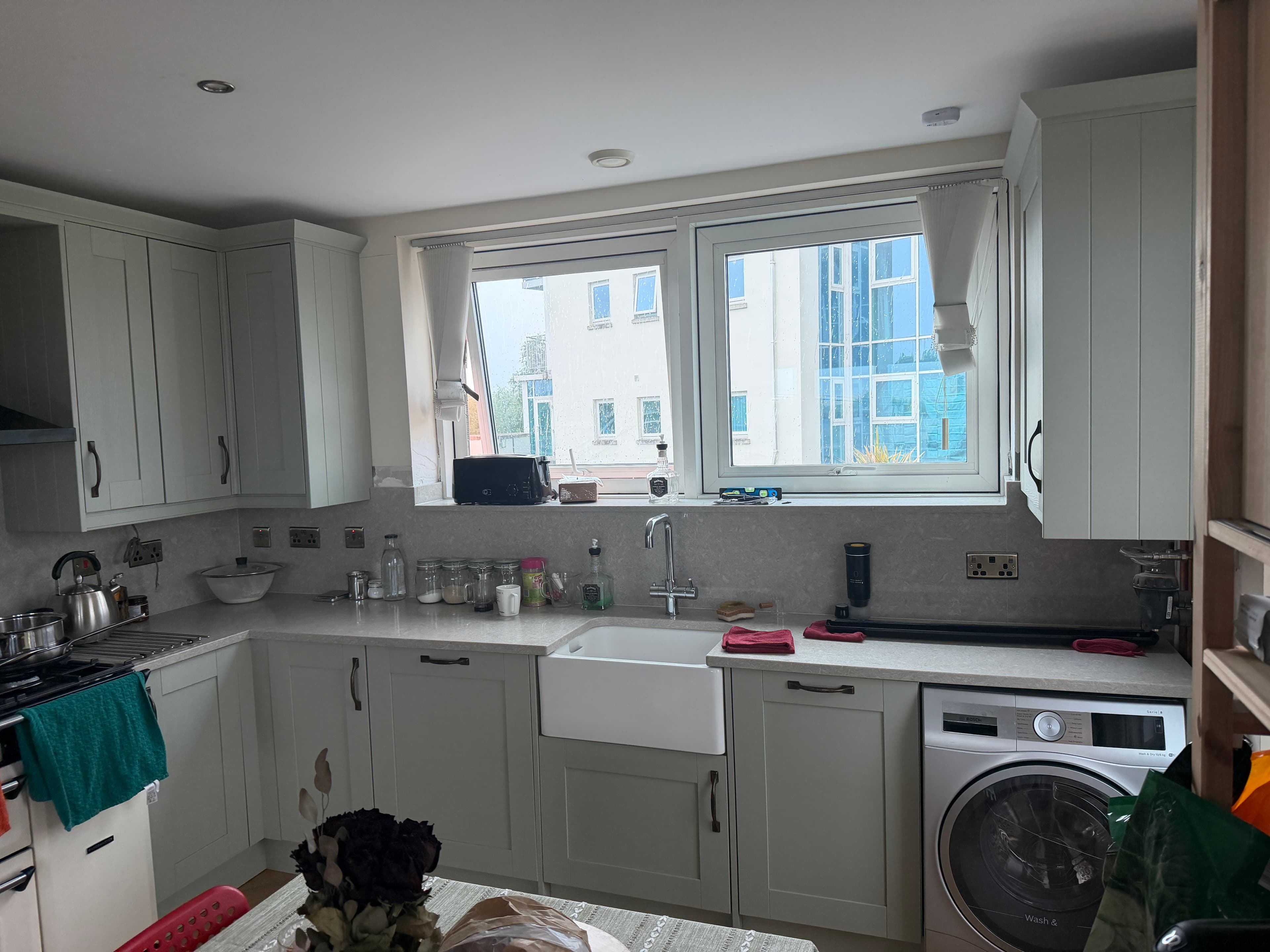 Premium Flat-Pack Kitchen with Stone Finishes